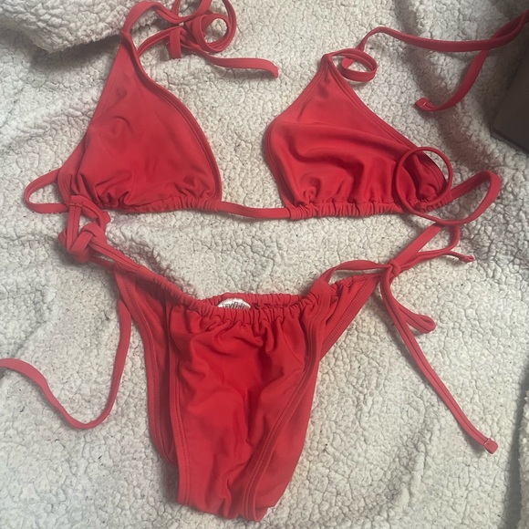 Red Bikini Set - Picture 2 of 2
